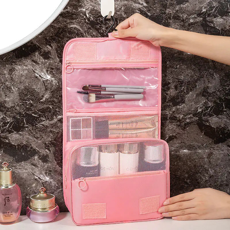 Hanging Travel Toiletry Bag with Large Capacity Oxford