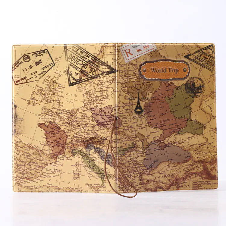 Voyagernaut Porta-Passaporte & Documentos – Edição Mapa 3D