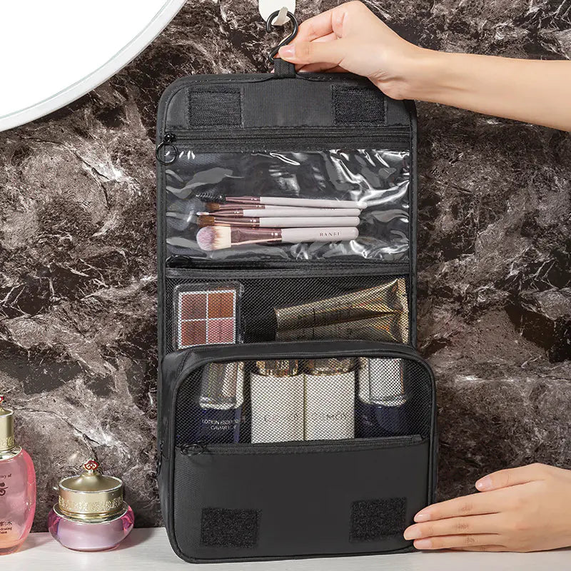 Hanging Travel Toiletry Bag with Large Capacity Oxford