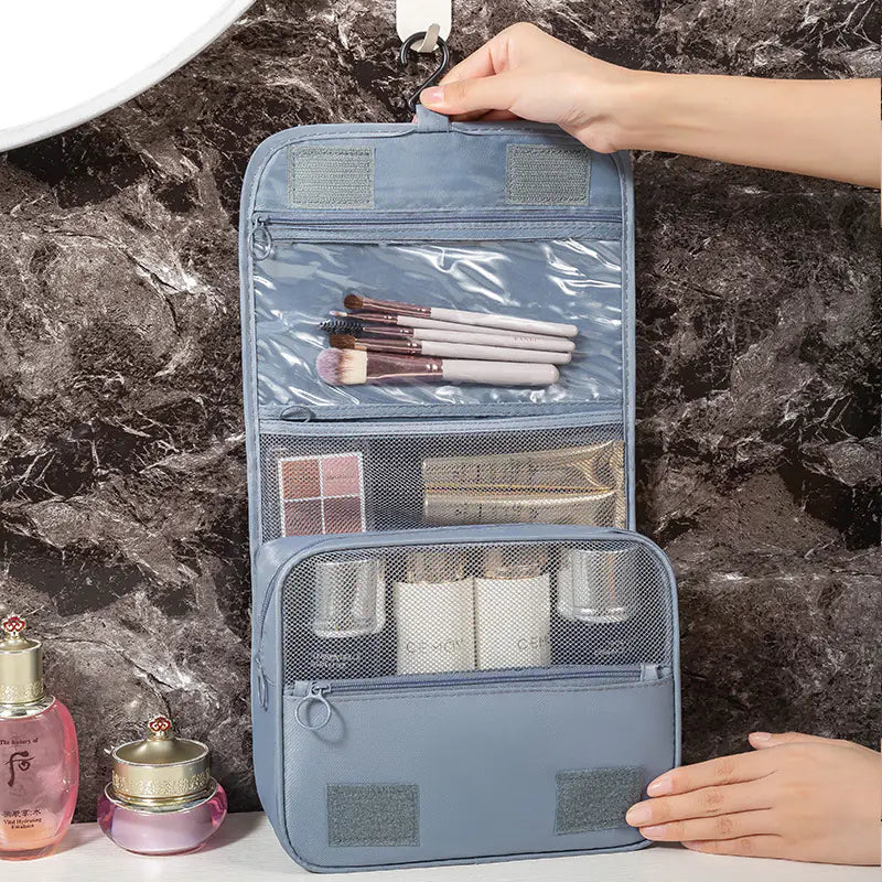 Hanging Travel Toiletry Bag with Large Capacity Oxford