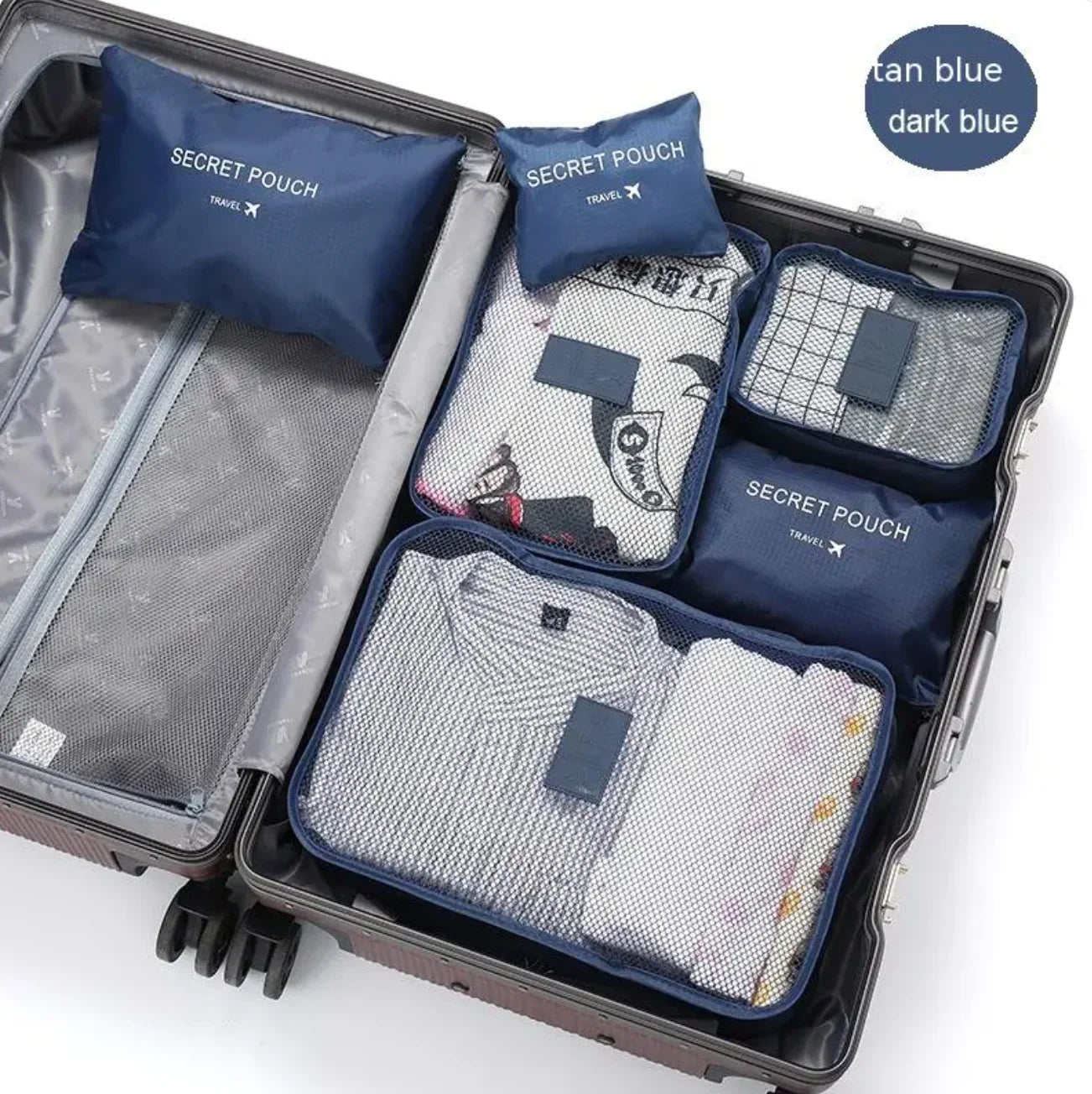 Voyagernaut Travel Storage Bag Set – 6 pcs