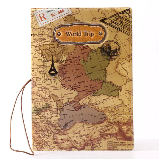 Voyagernaut Porta-Passaporte & Documentos – Edição Mapa 3D