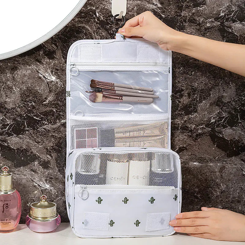 Hanging Travel Toiletry Bag with Large Capacity Oxford