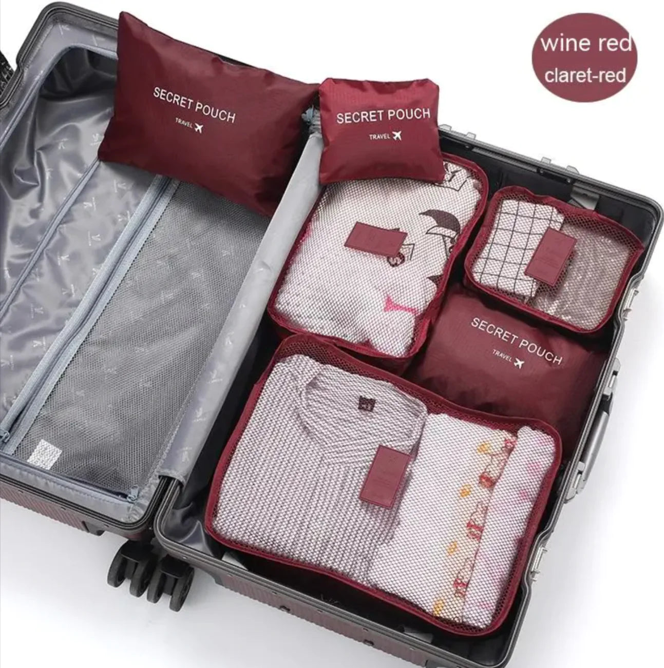 Voyagernaut Travel Storage Bag Set – 6 pcs