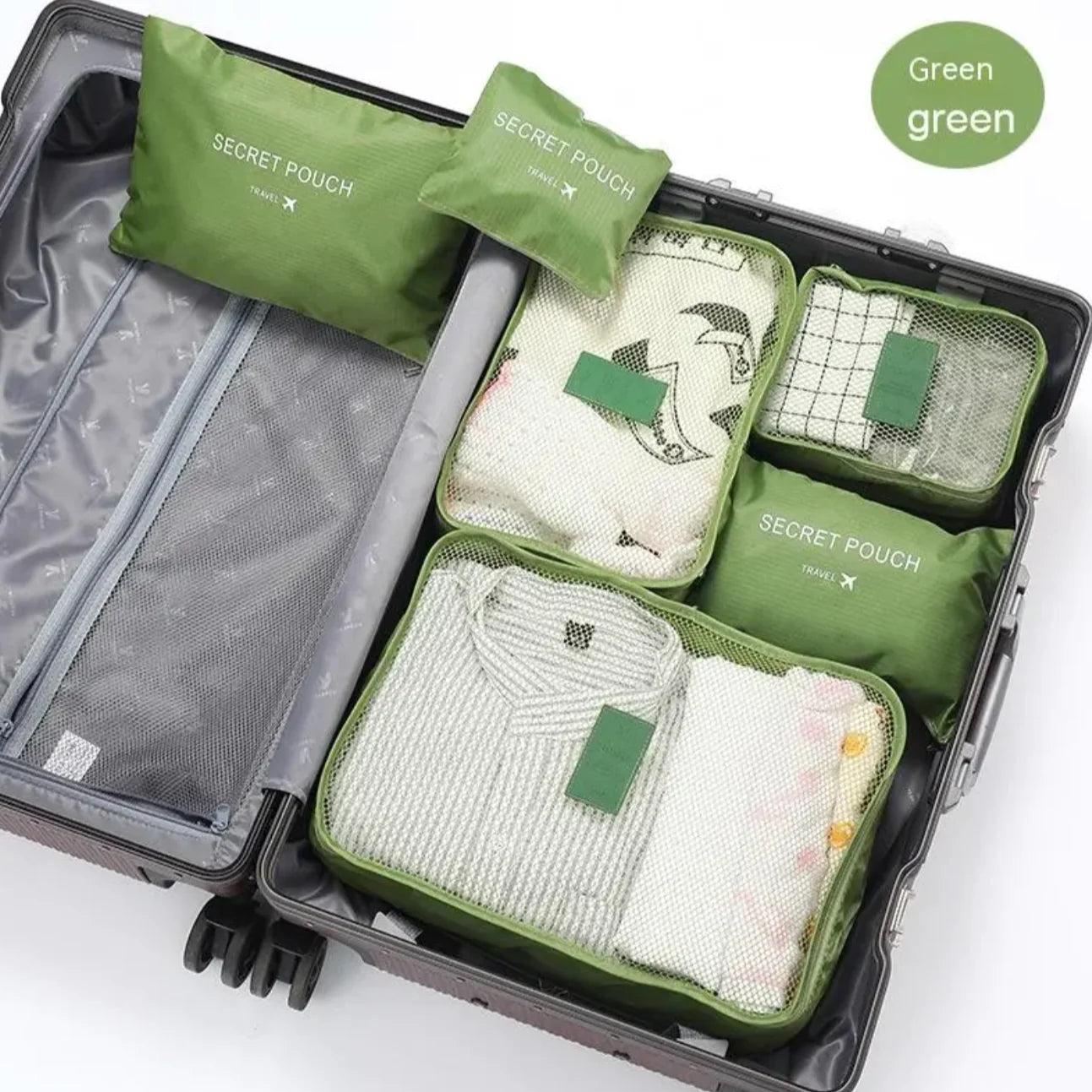 Voyagernaut Travel Storage Bag Set – 6 pcs