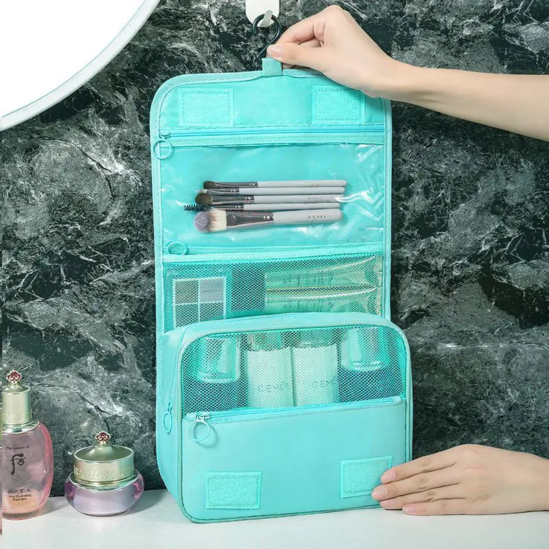 Hanging Travel Toiletry Bag with Large Capacity Oxford