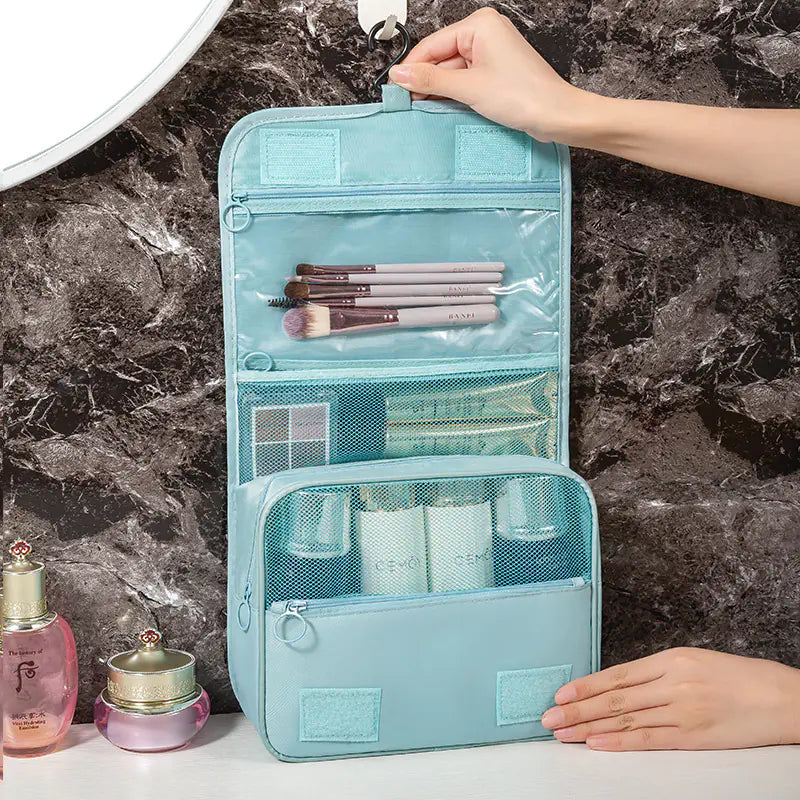 Hanging Travel Toiletry Bag with Large Capacity Oxford