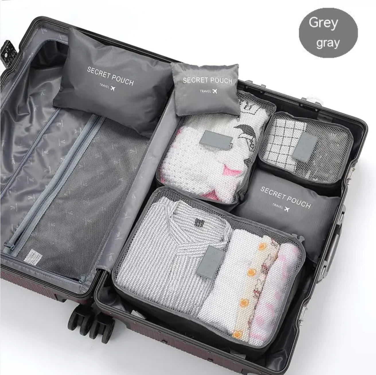 Voyagernaut Travel Storage Bag Set – 6 pcs